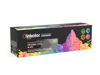HP 30A (CF230A) kompatibler Toner Schwarz – kompatible Tonerkartusche in Schwarz, bis zu 1.600 Seiten, fuer professionelle Drucke