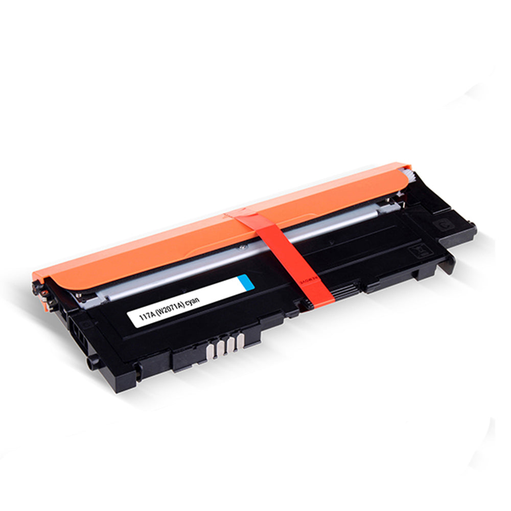 HP 117A (W2071A) kompatibler Toner Cyan, ideal für scharfe Drucke und lebendige Farben, geeignet für professionelle Dokumente.