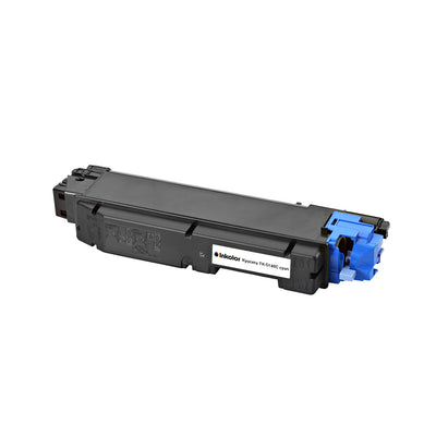 Kyocera TK-5140C kompatibler Toner Cyan Kartusche, Cyan-Toner fuer Kyocera Drucker, hohe Druckqualitaet, bis 5.000 Seiten