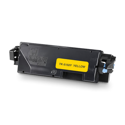 Alt Tag: Kyocera TK-5150Y kompatibler Toner Gelb Tonerkartusche Yellow fuer Kyocera Drucker, kompatibel, hohe Seitenleistung