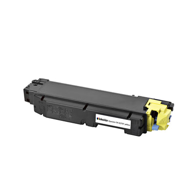 Alt Tag: Kyocera TK-5270Y kompatibler Toner Gelb, gelbe Tonerkartusche kompatibel fuer Kyocera Drucker, bis 6.000 Seiten