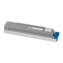 Oki 43487710 kompatibler Magenta Toner für hochwertige Farbdrucke, geeignet für Büroumgebungen mit 5.000 Seiten Kapazität.