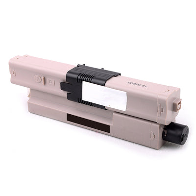 Alt Tag: Oki 44469804 kompatibler Toner Schwarz kompatible Tonerkartusche in Schwarz fuer Oki Drucker, bis zu 2.500 Seiten