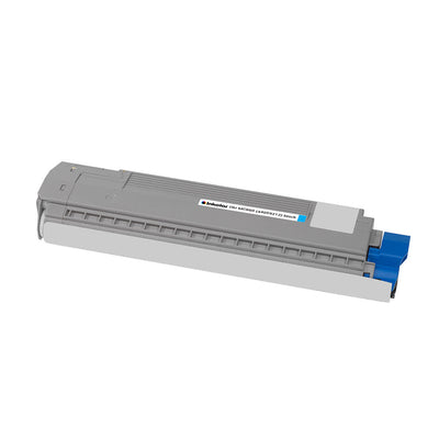 Alt Tag: Oki 44059212 kompatibler Toner Schwarz, schwarze Tonerkartusche fuer Oki Drucker, bis zu 7.000 Seiten, kosteneffizient