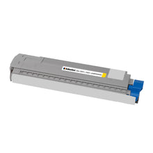 Oki 44844505 kompatibler Toner Gelb mit hoher Seitenkapazität für lebendige Farbdrucke in professionellen Druckumgebungen.