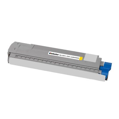 Alt Tag: Oki 44844505 kompatibler Toner Gelb, kompatible Tonerkartusche fuer Oki C831/C841, 6000 Seiten, professionelle Druckqualitaet