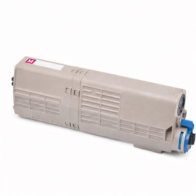 Oki 46490606 kompatibler Toner Magenta – magenta Tonerkartusche fuer brillante Farbdrucke, 6000 Seiten bei 5% Deckung