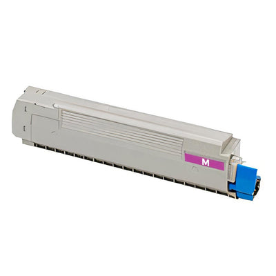 Alt Tag: Oki 46861306 kompatibler Toner Magenta Kartusche fuer professionelle Drucke, lebendige Farben, bis zu 6.000 Seiten bei 5% Deckung