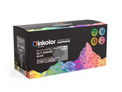 Alt Tag: Samsung CLT-K504S kompatibler Toner Schwarz Inkolor Premium Toner Cartridge CLT-K504S Black fuer Samsung Drucker, 2500 Seiten