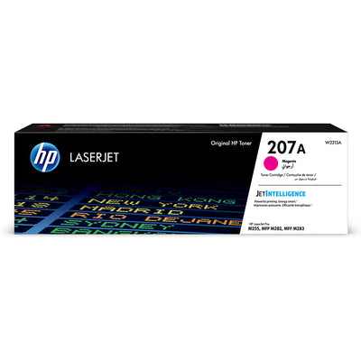 HP 207A (W2213A) Toner Magenta – HP LaserJet Original Tonerkartusche 207A in Magenta, JetIntelligence, fuer bis zu 1.250 Seiten