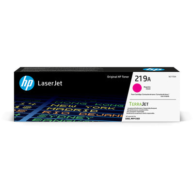 Alt Tag: HP 219A (W2193A) Toner Magenta kompatibel, 219A LaserJet Tonerkartusche, lebendige Farben, 1200 Seiten, einfache Installation