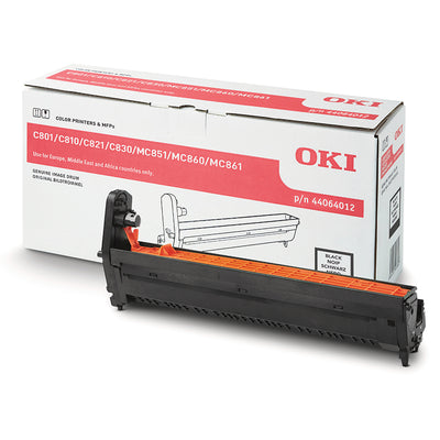 Oki 44064012 Bildtrommel - Drum Schwarz, Originalzubehör für Oki-Drucker, hohe Kapazität von 20.000 Seiten, einfache Installation