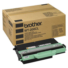 Brother WT-220CL waste toner box for laser printers, shown with packaging, ensuring high-quality printing and long life.