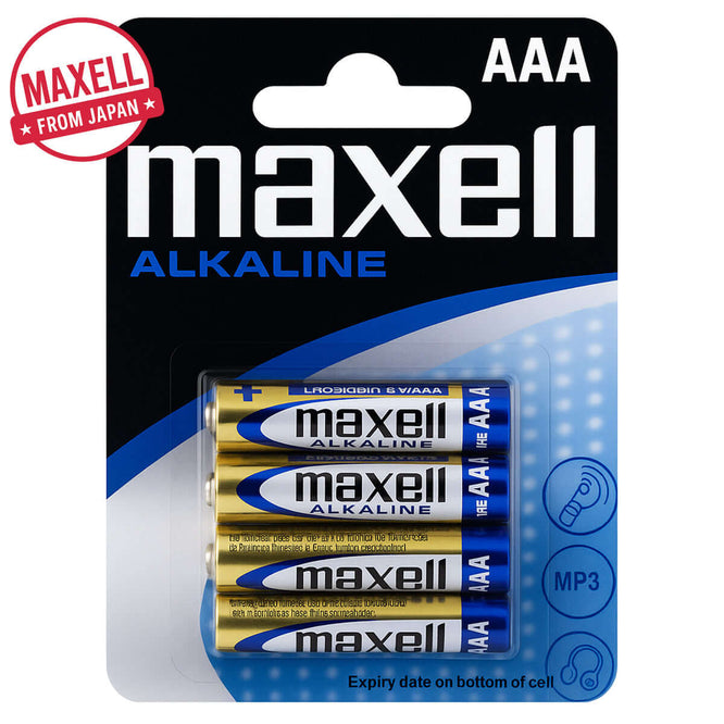 Batterien AAA Maxell Alkaline (LR03) - 4 Stück
