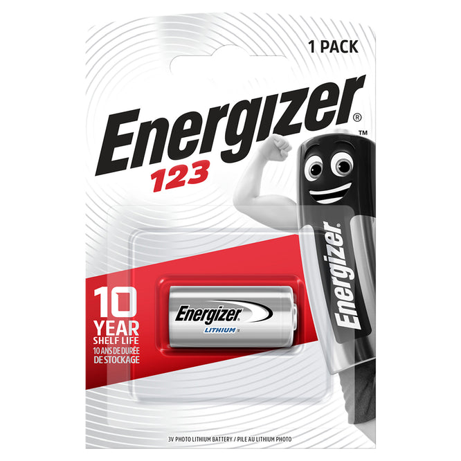 Batterie 3V Energizer Lithium (CR123A) - 1 Stück