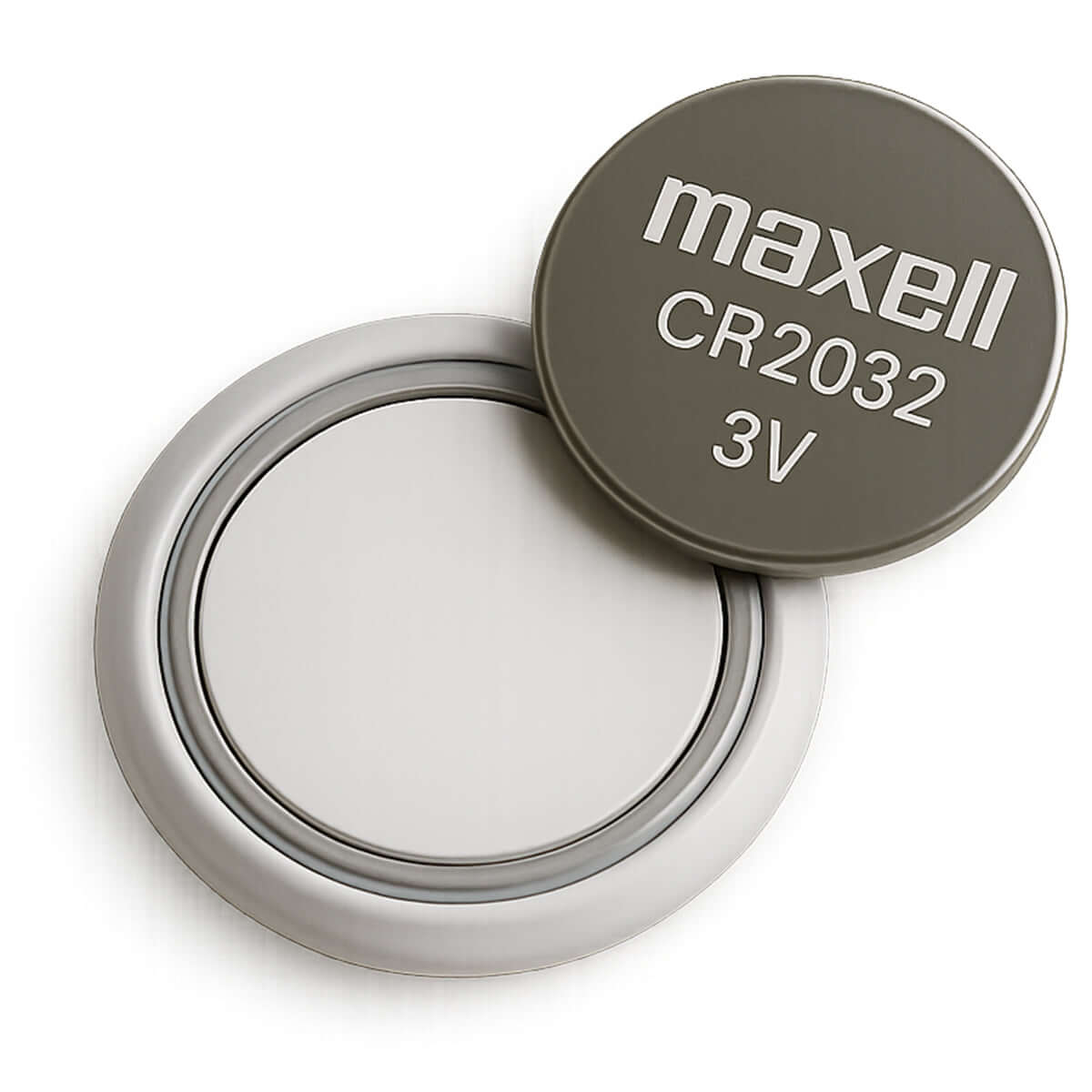 Maxell CR2032 3V lithium battery for Apple AirTag, set of 5, reliable energy source for Bluetooth trackers.