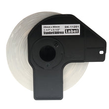 Brother DK-11201 kompatible Etikettenrolle für QL-Serie Drucker, 29mm x 90mm, hohe Druckqualität, selbstklebend.