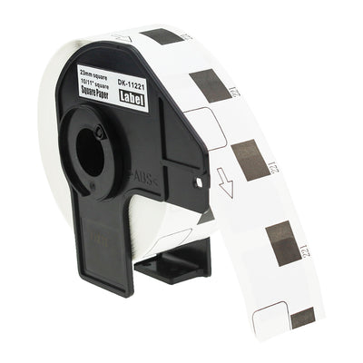 Alt Tag: Brother DK-11221 kompatible Etiketten für QL-Serie – DK-11221 Etikettenrolle, selbstklebend, klare Druckqualitaet