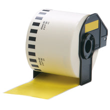Brother DK-44605 kompatible Etikettenrolle für QL-Serie, ideal für Adress- und Versandetiketten, mit 30,48 m Länge und flexiblen Grössen.