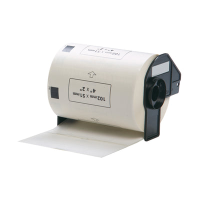 Alt Tag: Brother DK-11240 kompatible Etiketten für QL-Serie Etikettenrolle 102 x 51 mm, langlebig fuer Buero, Lager und Versand