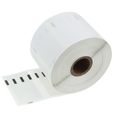 Alt Tag: Dymo 11354 (S0722540) kompatible Etiketten auf Rolle, weisse selbstklebende Adresslabels fuer Dymo-Drucker
