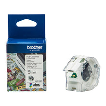 Brother CZ-1001 Etikettenrolle, 9 mm x 5 m, ZINK Zero-Ink-Technologie, hochwertige farbenfrohe Etikettendrucke.