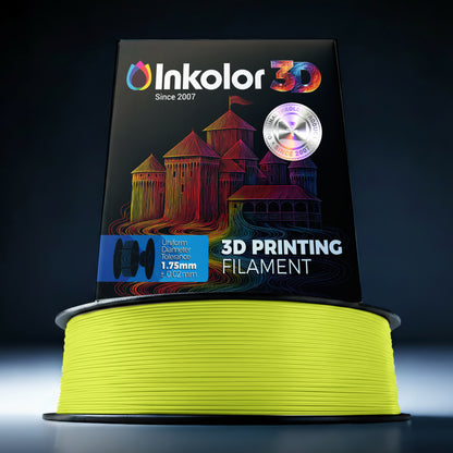 Filamento Inkolor PLA Opaco Verde Foglia 1,75mm 1Kg Filamento per Stampa 3D