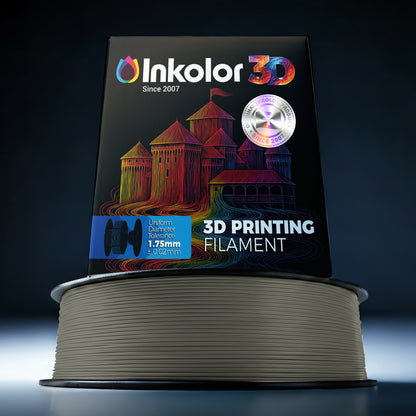 Filament Inkolor PLA Mat Kaki 1,75 mm 1 kg pour impression 3D