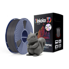 Inkolor PETG Grau Filament 1.75mm 1Kg 3D-Druck Filament with spool and 3D printed squirrel
