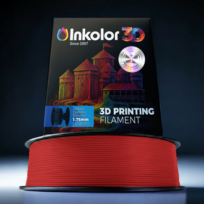 Inkolor ABS Red Filament 1.75mm 1Kg 3D-Druck Filament