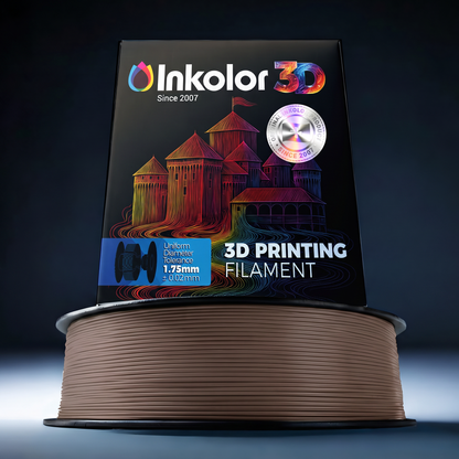 Inkolor Walnut Wood 1.75mm 1Kg 3D-Druck Filament