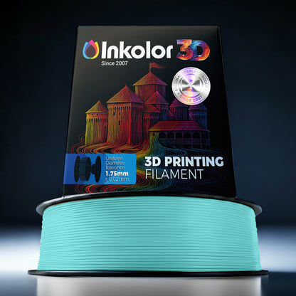 Filament Inkolor PLA Meta Frost Bleu 1,75 mm 1 kg pour impression 3D