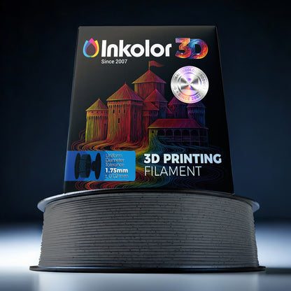 Inkolor High Speed PLA Marble Urban Ash Filament 1.75mm 1Kg 3D-Druck Filament