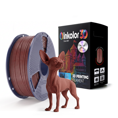 Inkolor High Speed PLA Marble Sienna Red 1.75mm 1Kg 3D-Druck Filament