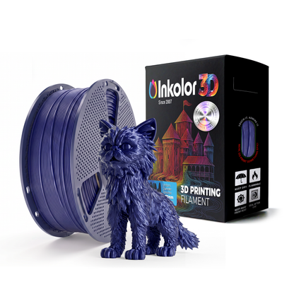 Inkolor TPU Silk Midnight 1.75mm 1Kg 3D-Druck Filament