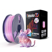 Inkolor Silk PLA+ Rainbow Cotton Candy 1.75mm 1Kg 3D-Druck Filament