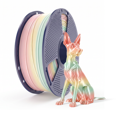 Filamento per stampa 3D Inkolor Silk PLA+ Rainbow Sorbet 1.75mm 1Kg