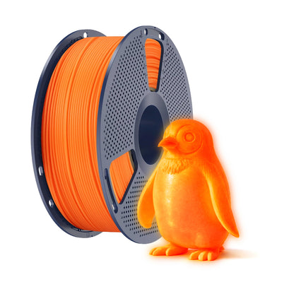 Inkolor PLA filament orange phosphorescent 1,75 mm 1 kg pour impression 3D