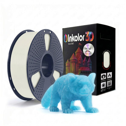 Inkolor PLA filament phosphorescent bleu arctique 1,75 mm 1 kg pour impression 3D