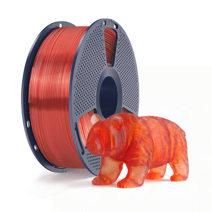 Filament Inkolor PLA Transparent Rouge Baie 1,75 mm 1 kg pour impression 3D