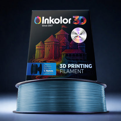 Inkolor PLA Transparent Glacier Blue Filament 1.75mm 1Kg 3D-Druck Filament