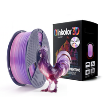 Filamento per stampa 3D Inkolor PLA Trasparente Rainbow Orchid 1.75mm 1Kg