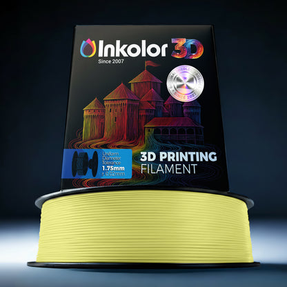 Inkolor PLA Lemon Yellow Filament 1.75mm 1Kg 3D-Druck Filament
