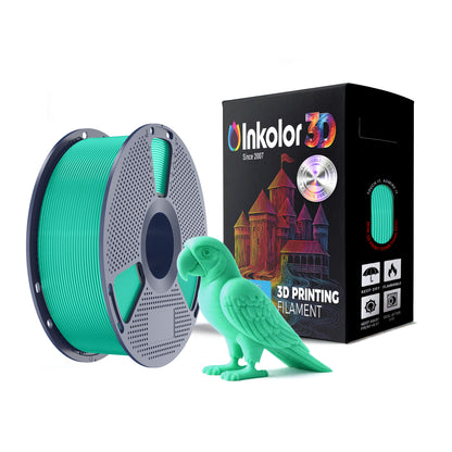 Filamento Inkolor PLA Verde Menta 1,75mm 1Kg Filamento per stampa 3D