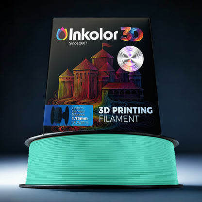 Filamento Inkolor PLA Verde Menta 1,75mm 1Kg Filamento per stampa 3D