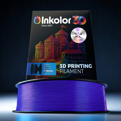 Inkolor High Speed PLA+ Blue Filament 1.75mm 1Kg 3D-Druck Filament