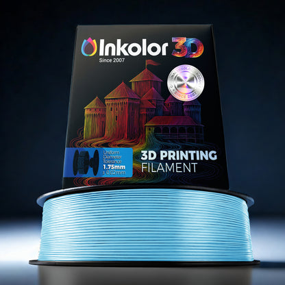 Inkolor High Speed Matte PETG Aqua Blue Filament 1.75mm 1Kg 3D-Druck Filament
