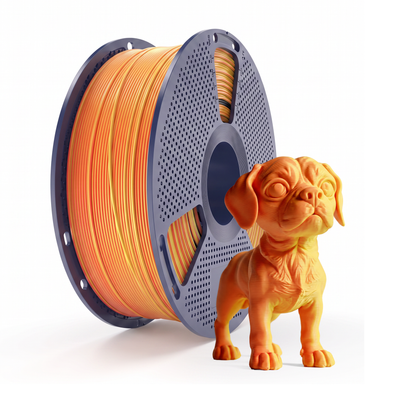 Inkolor PLA Matte Dual Color Red Yellow 1.75mm 1Kg 3D-Druck Filament