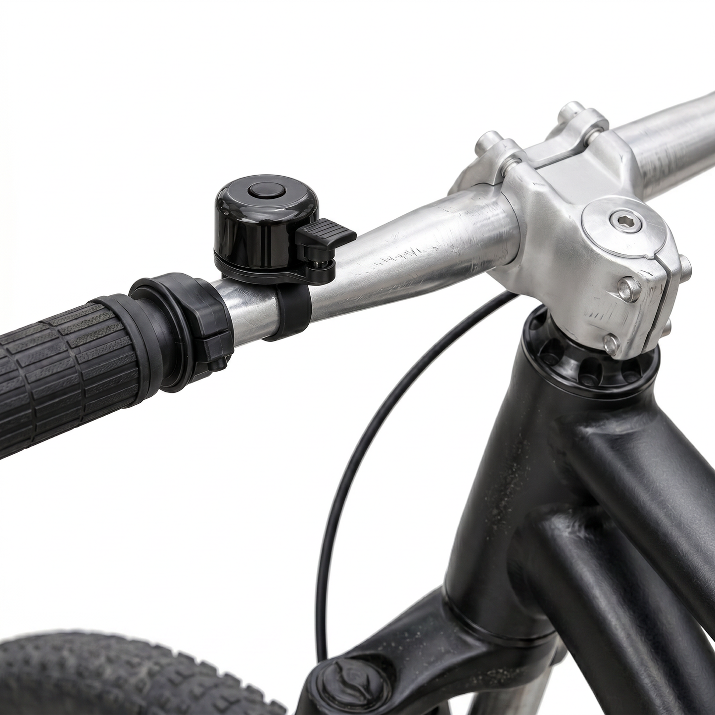 Sonnette de vélo compatible avec Apple AirTag – support dissimulé pour vélos et vélos électriques