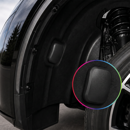Support magnétique discret pour AirTag pour voiture – support en silicone dissimulé pour la carrosserie du véhicule